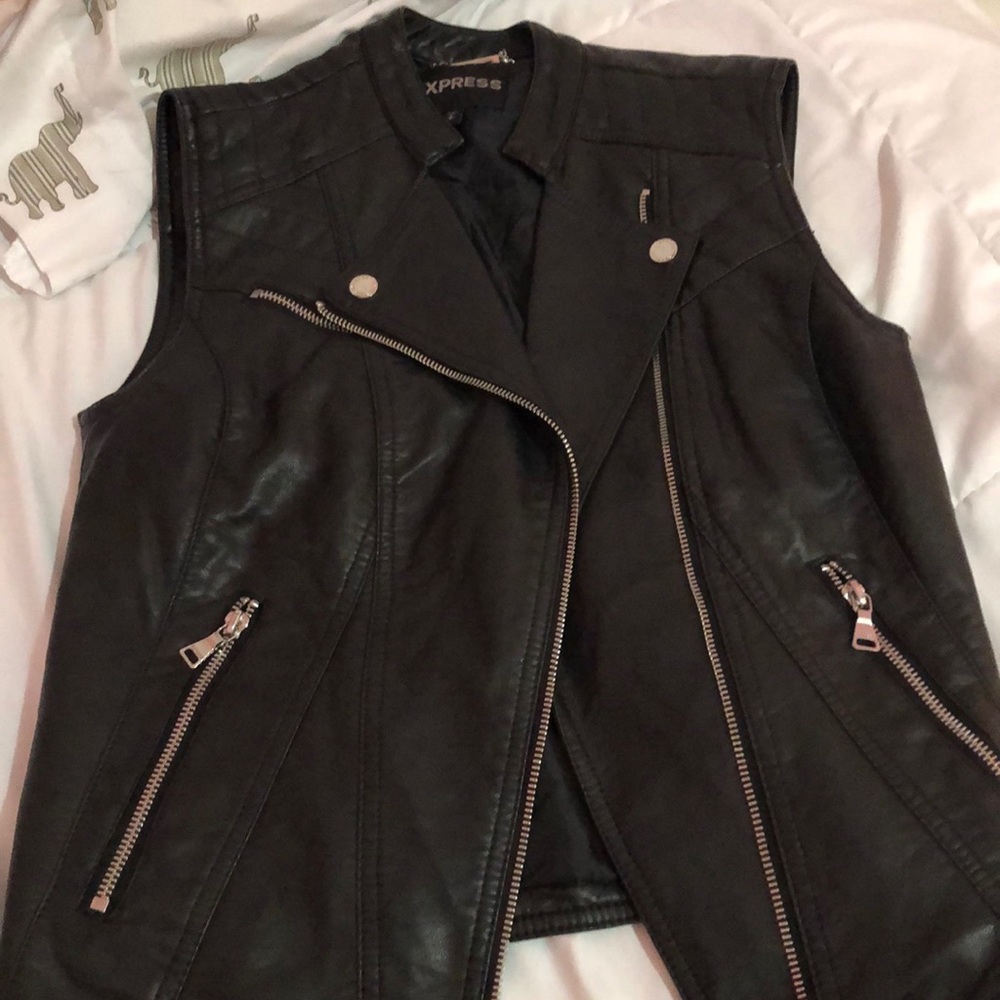 Express Women’s Leather Vest